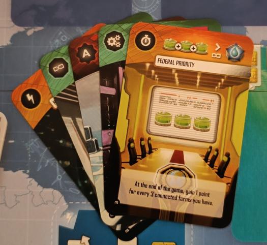 Different types of action cards