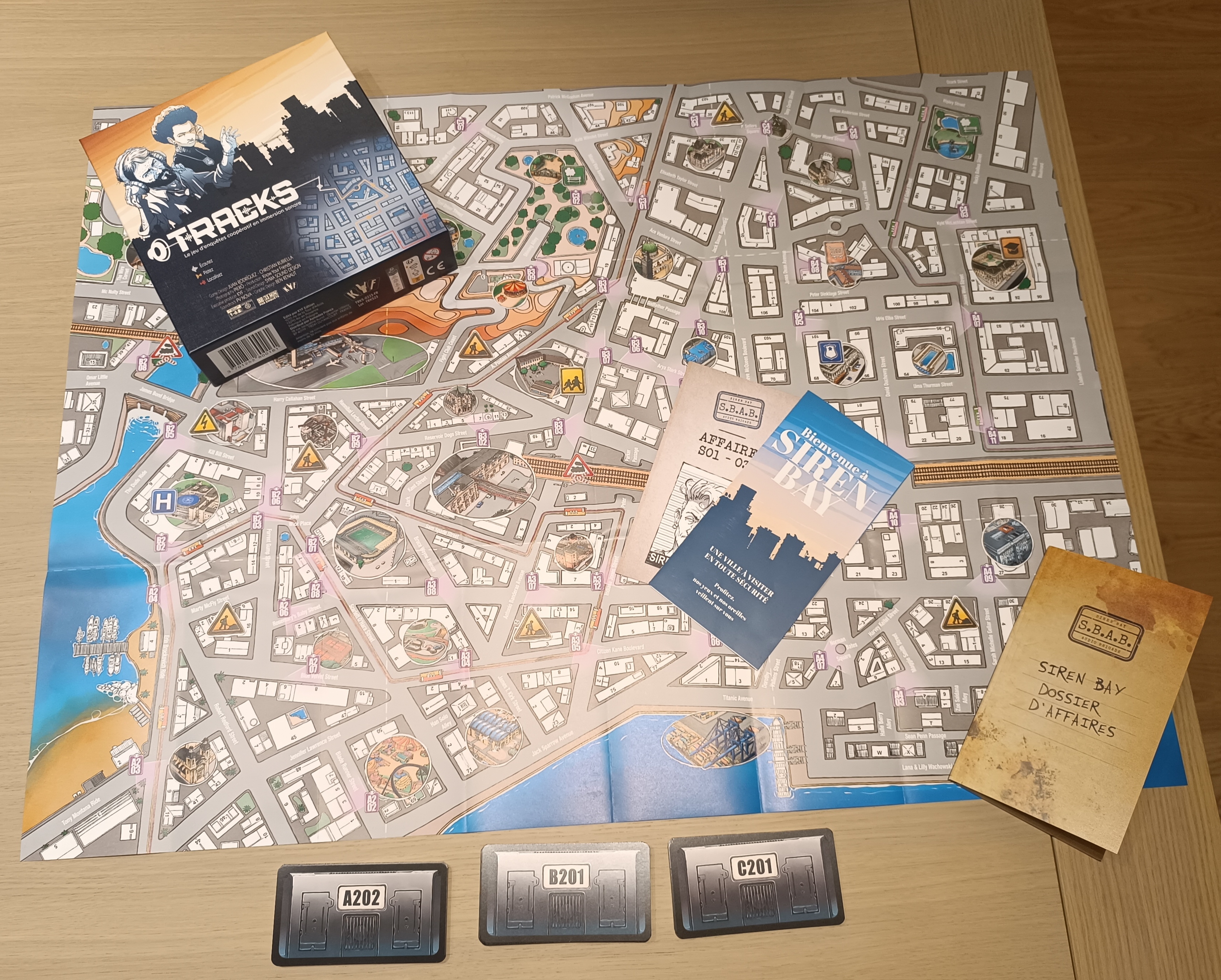 Tracks Siren Bay components