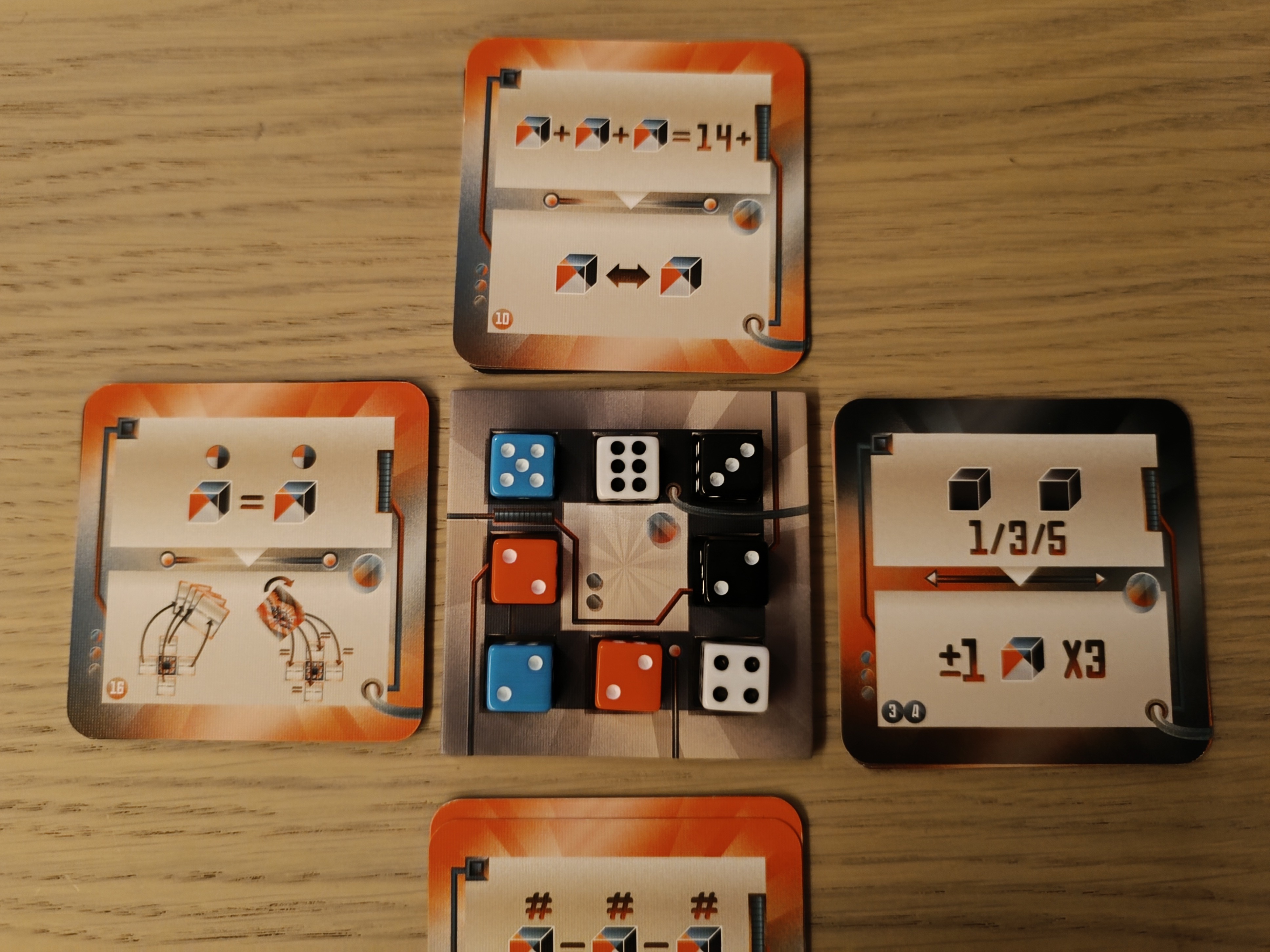 Cartes avec toutes les conditions remplies