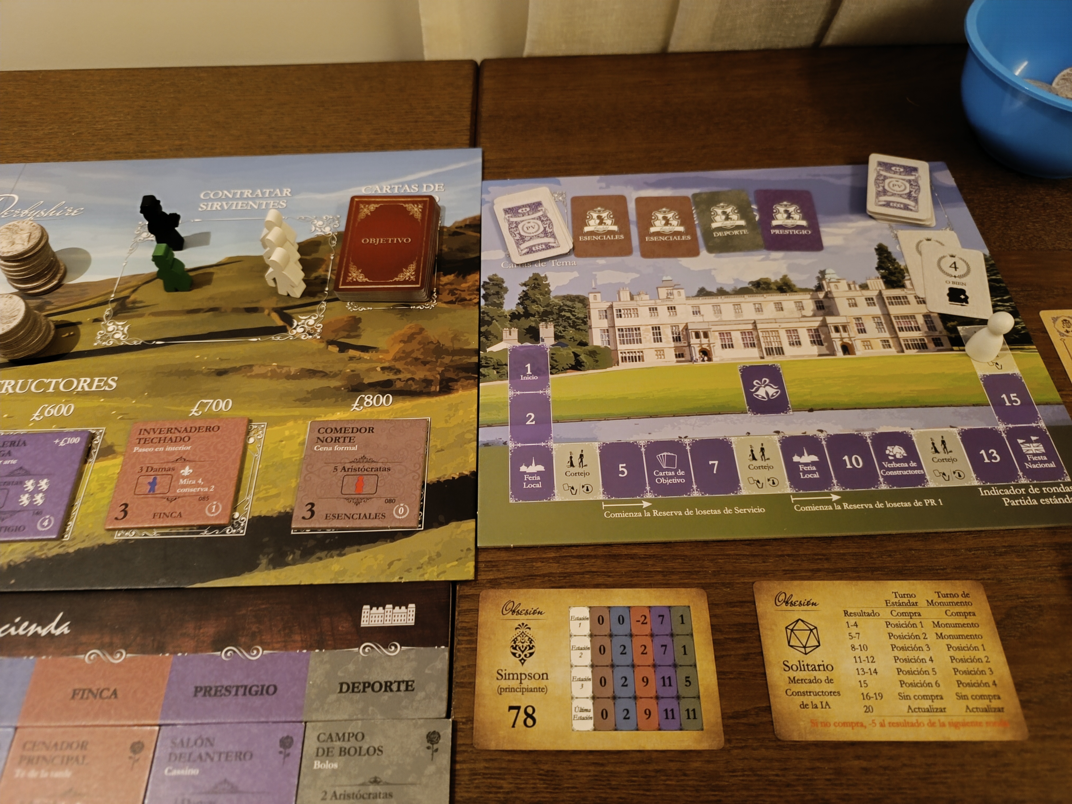 Courtship events. In this example 2 Essentials, 1 Sporting and 1 Prestige