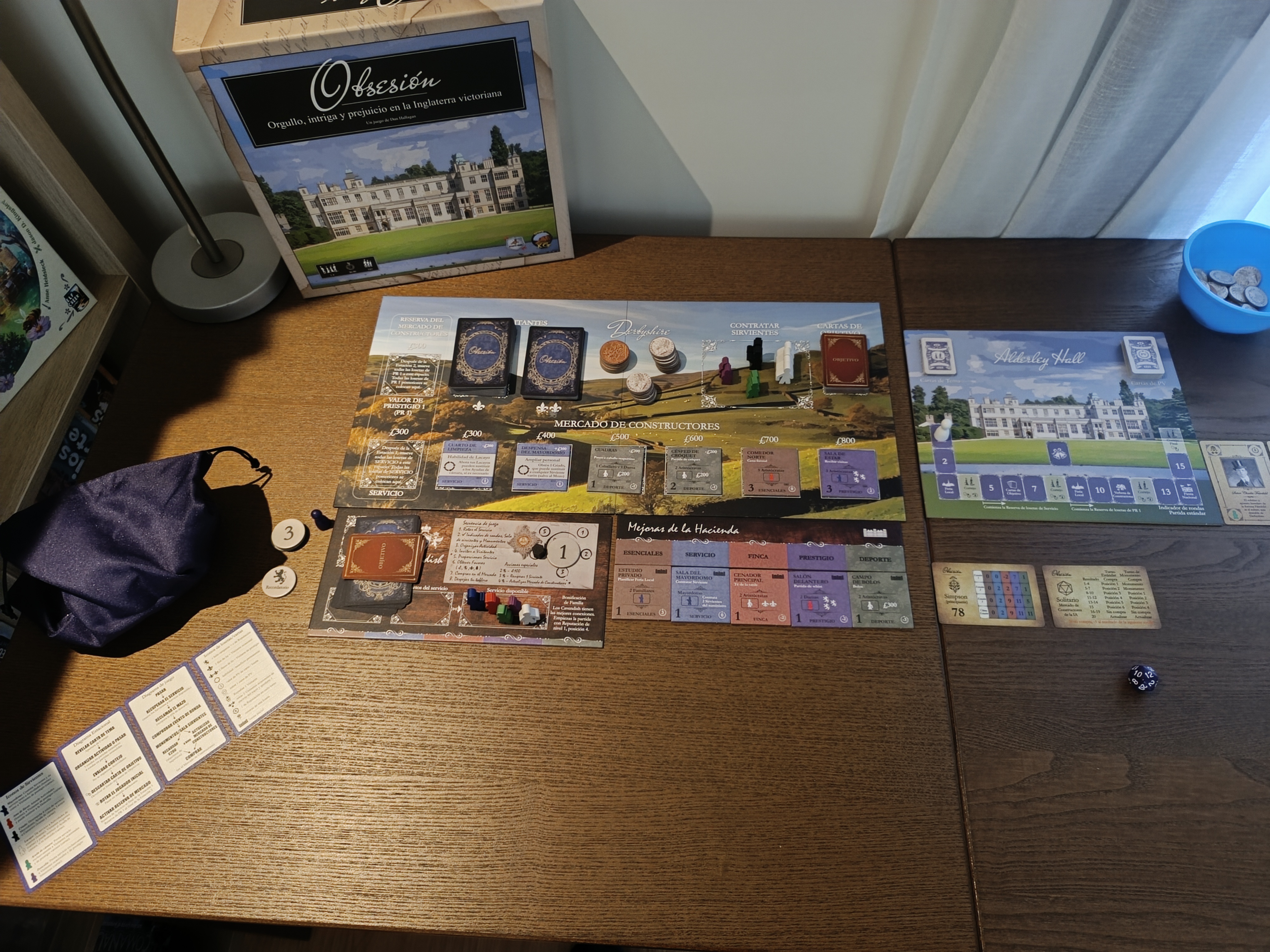 Setup for one player