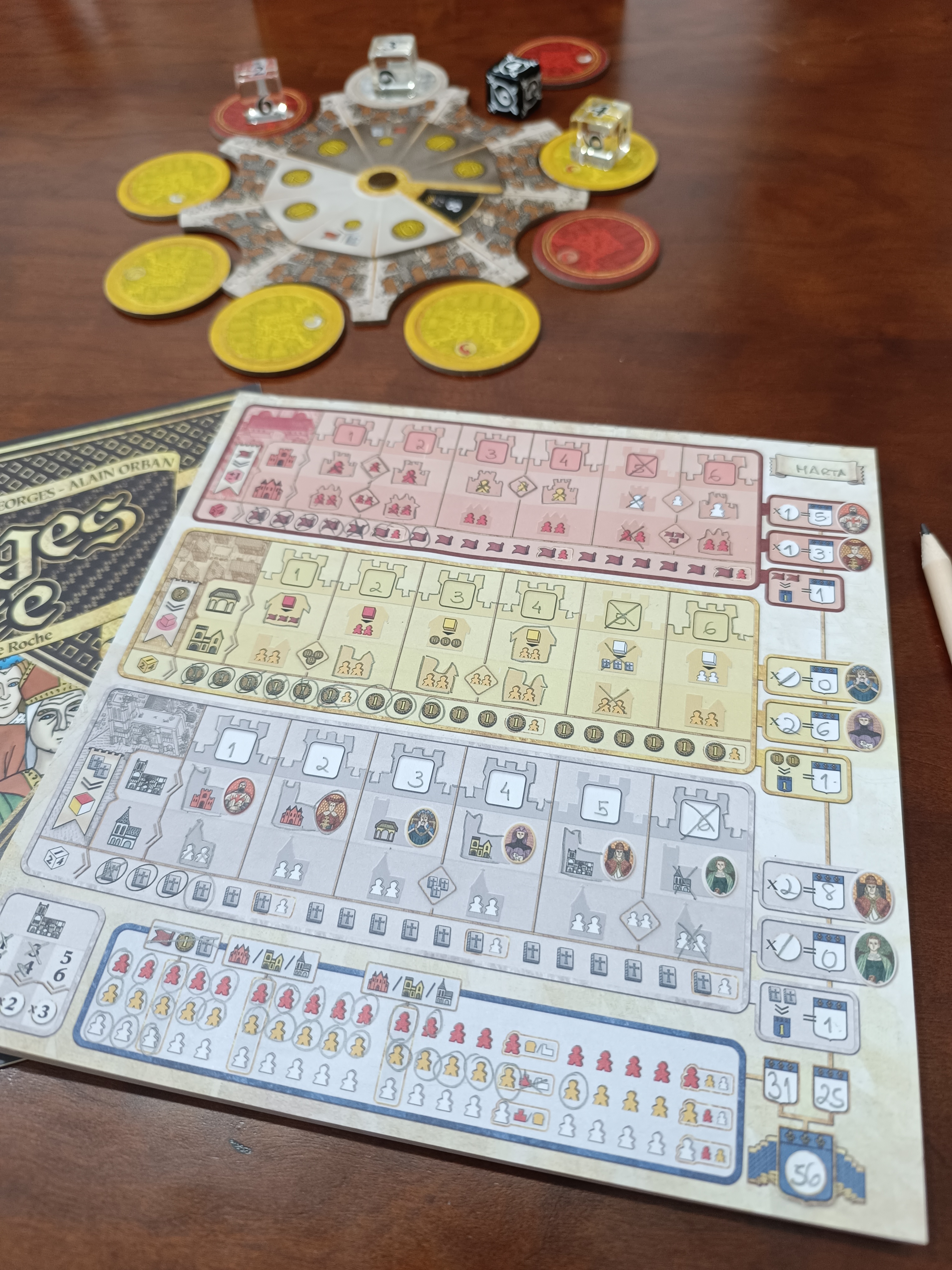 Troyes Dice end game