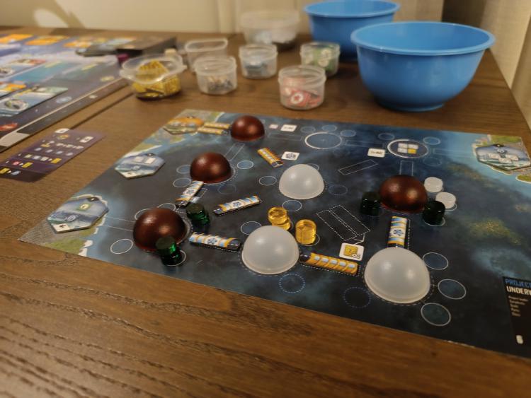 Plateau joueur d'Underwater Cities