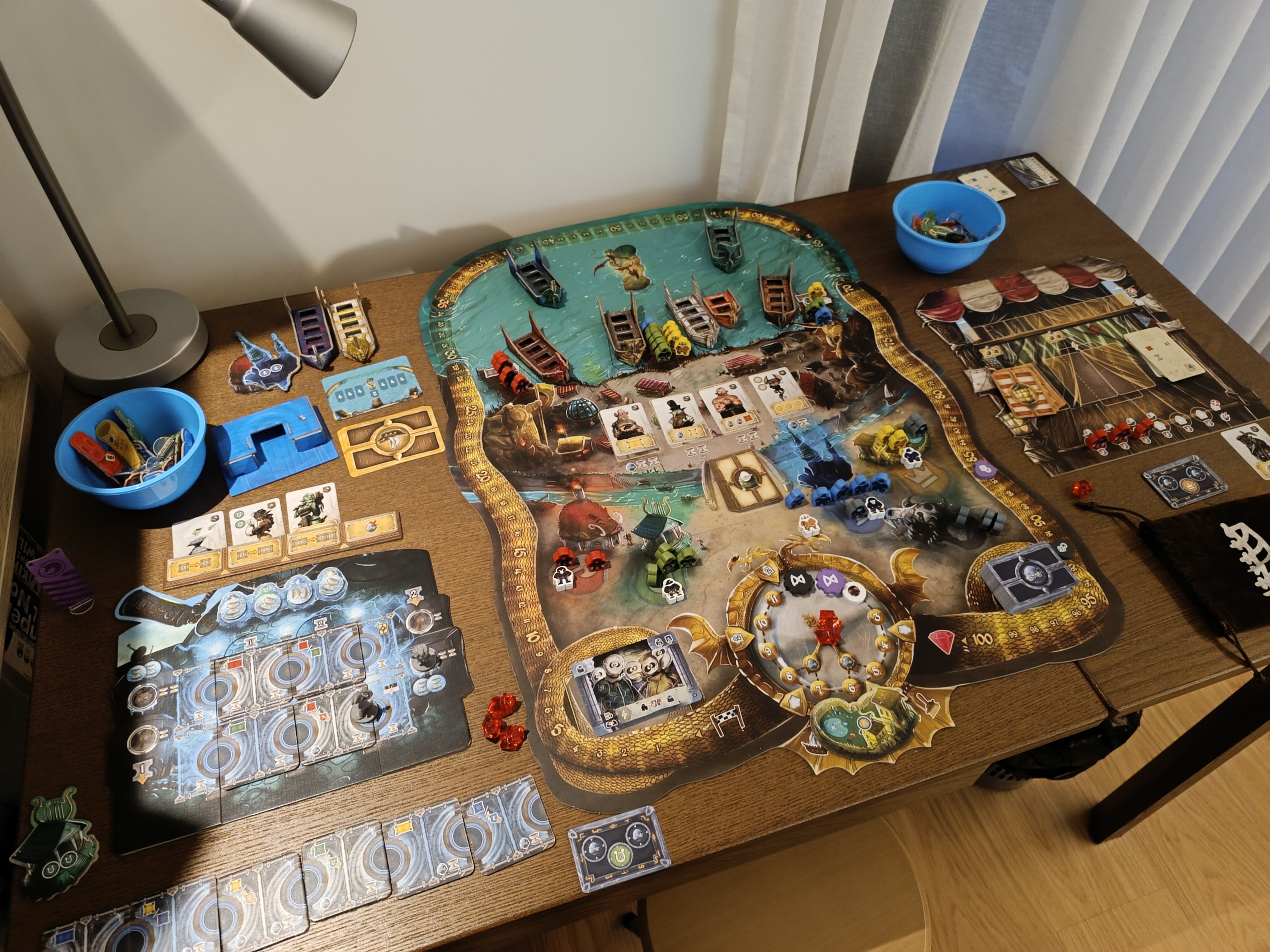 Merchants Cove et Le Chronomancien avec son assistant