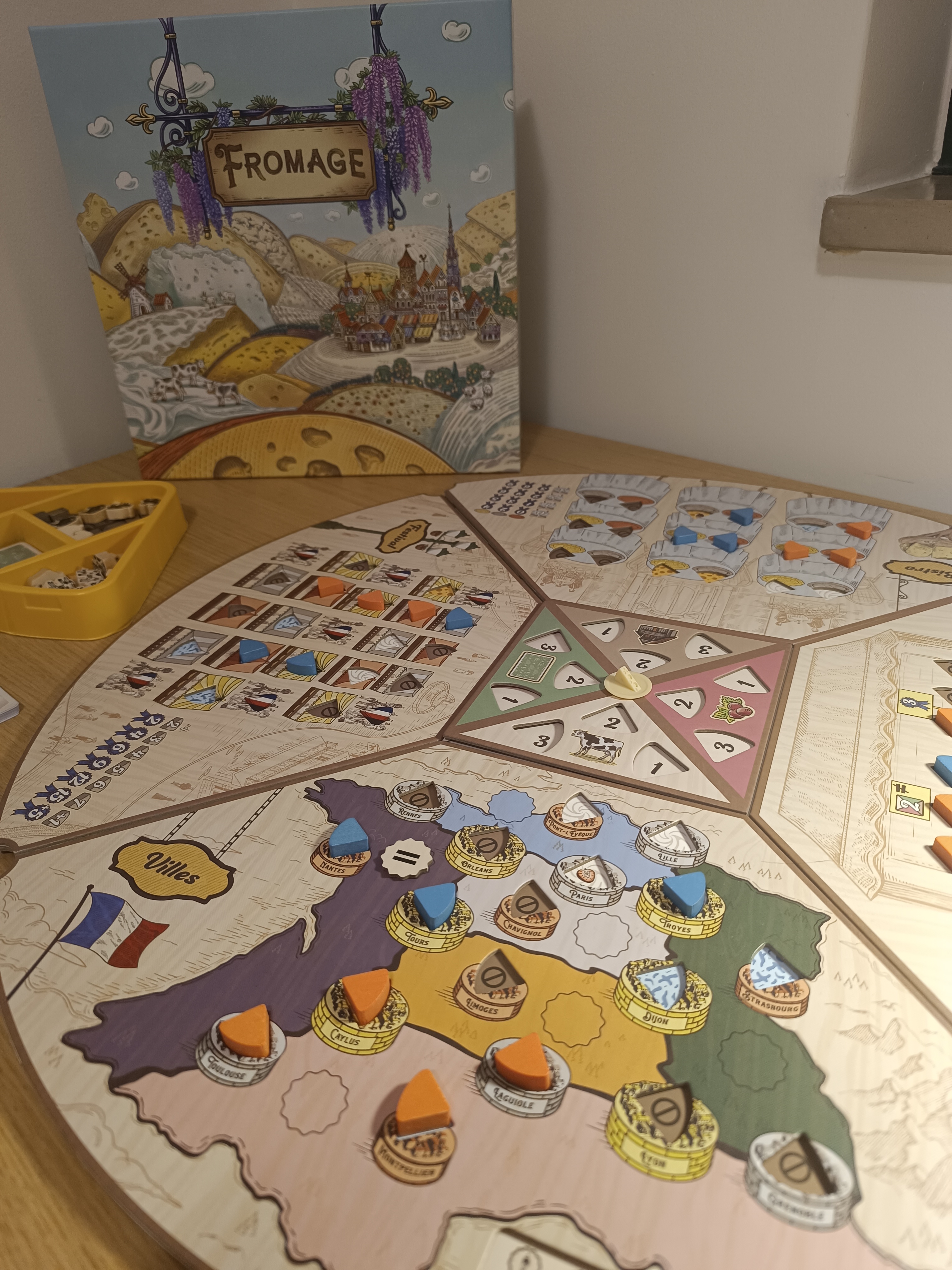 Fromage board and components