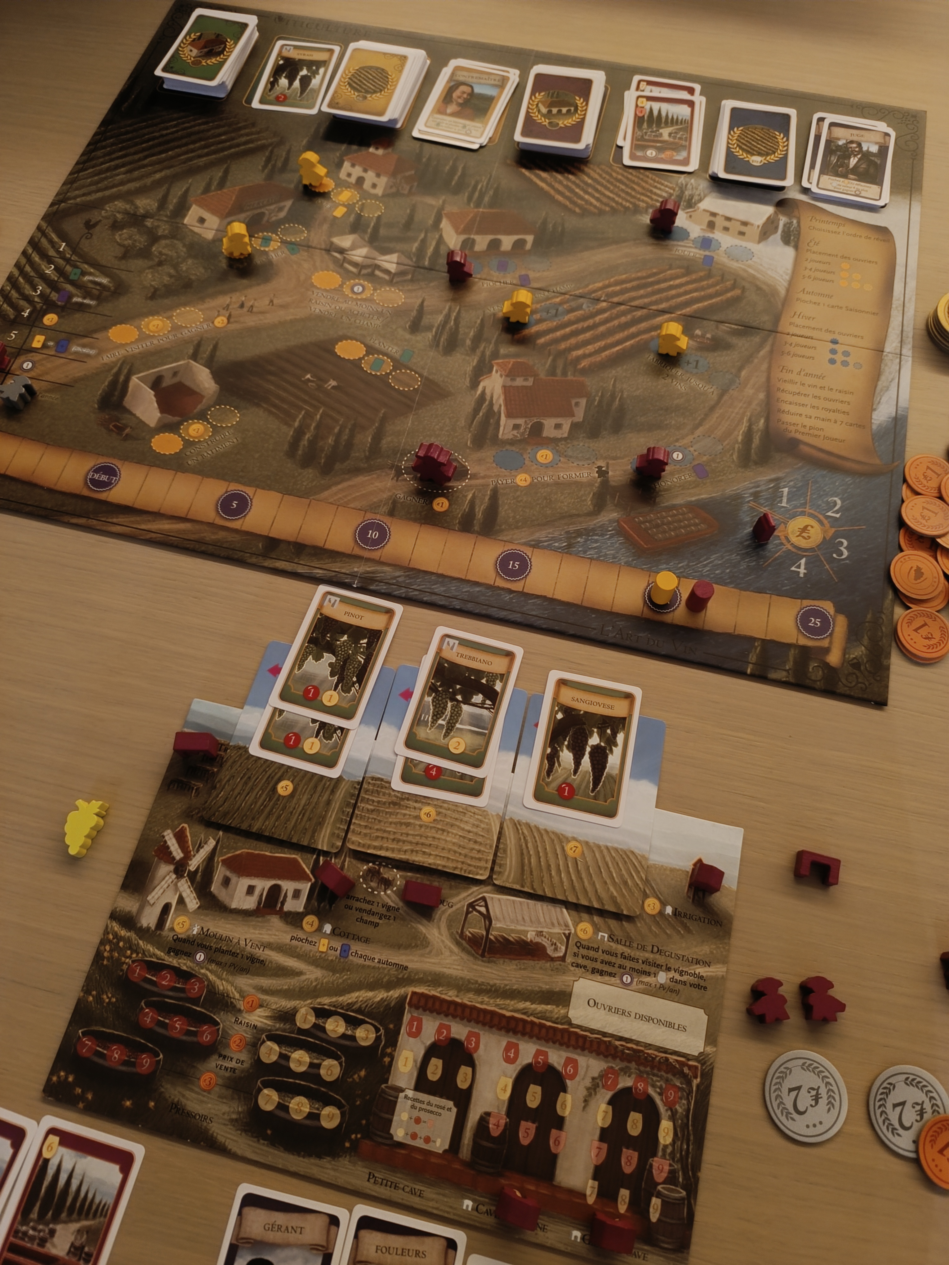 Viticulture board and components
