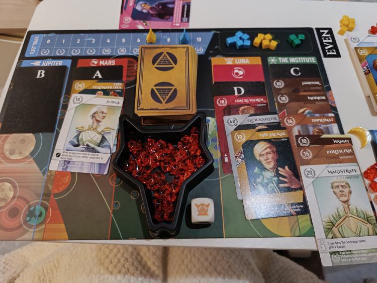 Red Rising board during play
