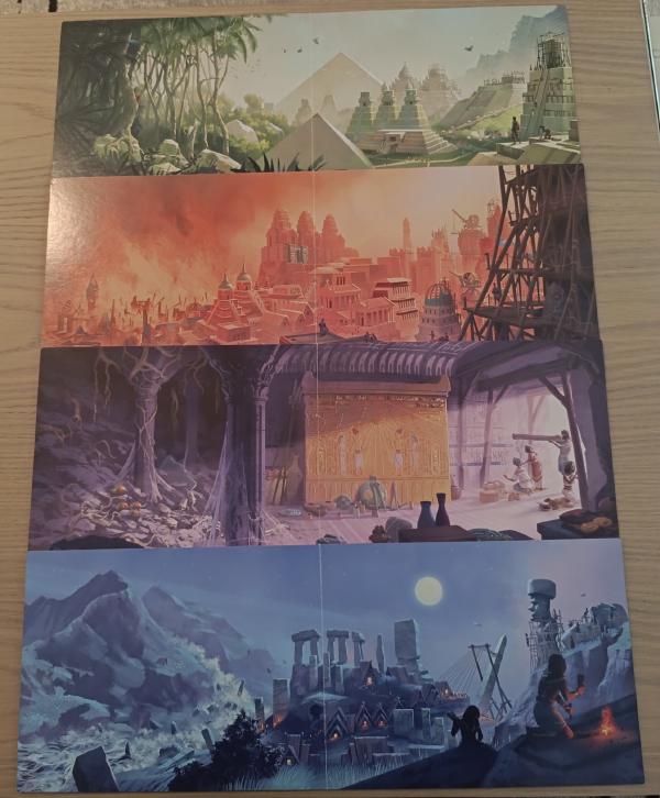 The back of the board, showing the artwork
