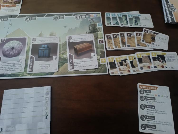 Technology cards on display