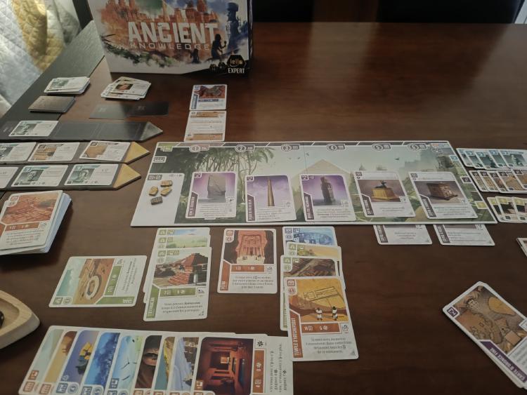 Ancient Knowledge cards and monuments