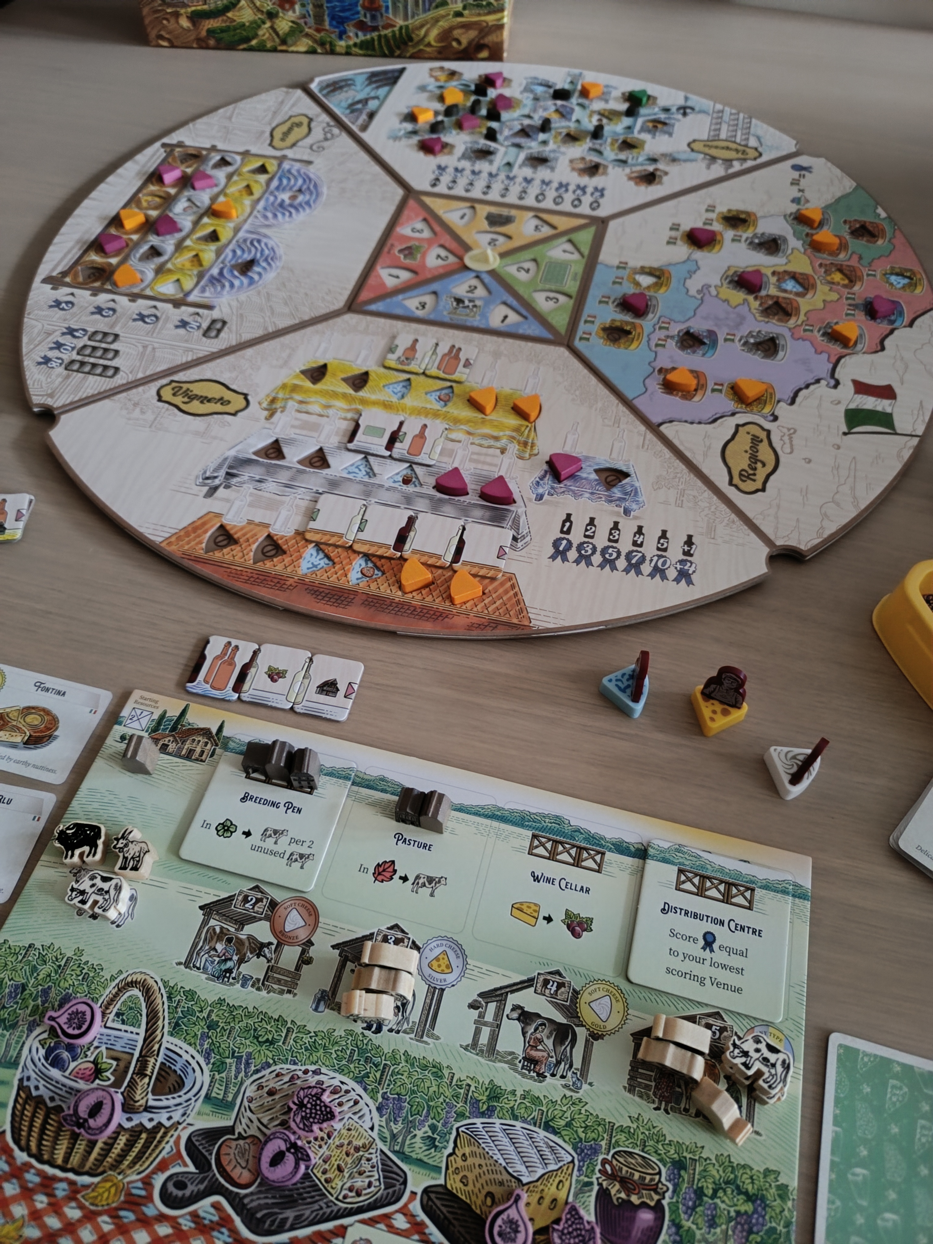 Formaggio board and components