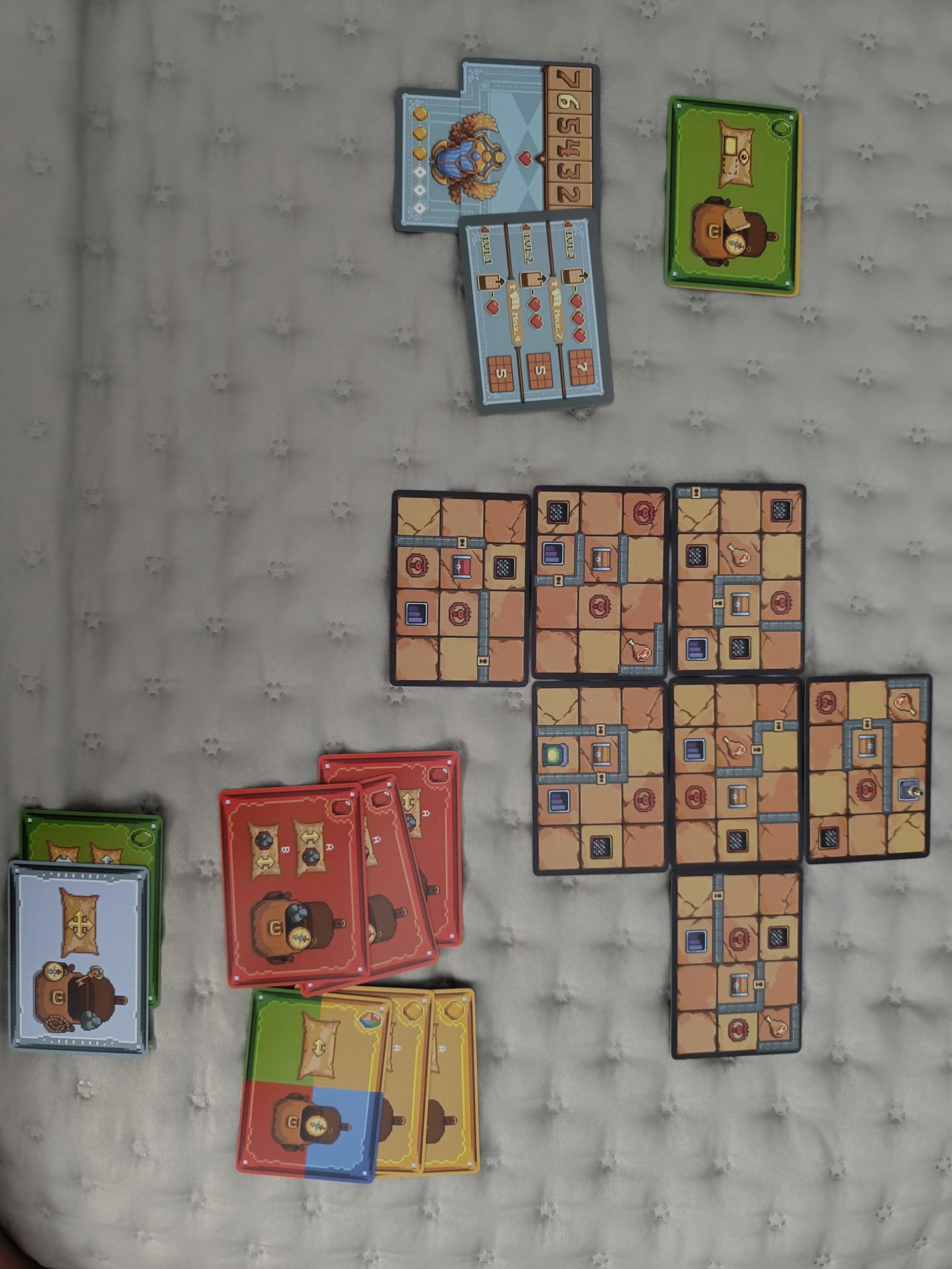 Ohio Bob cards laid out