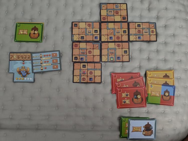 Ohio Bob cards laid out