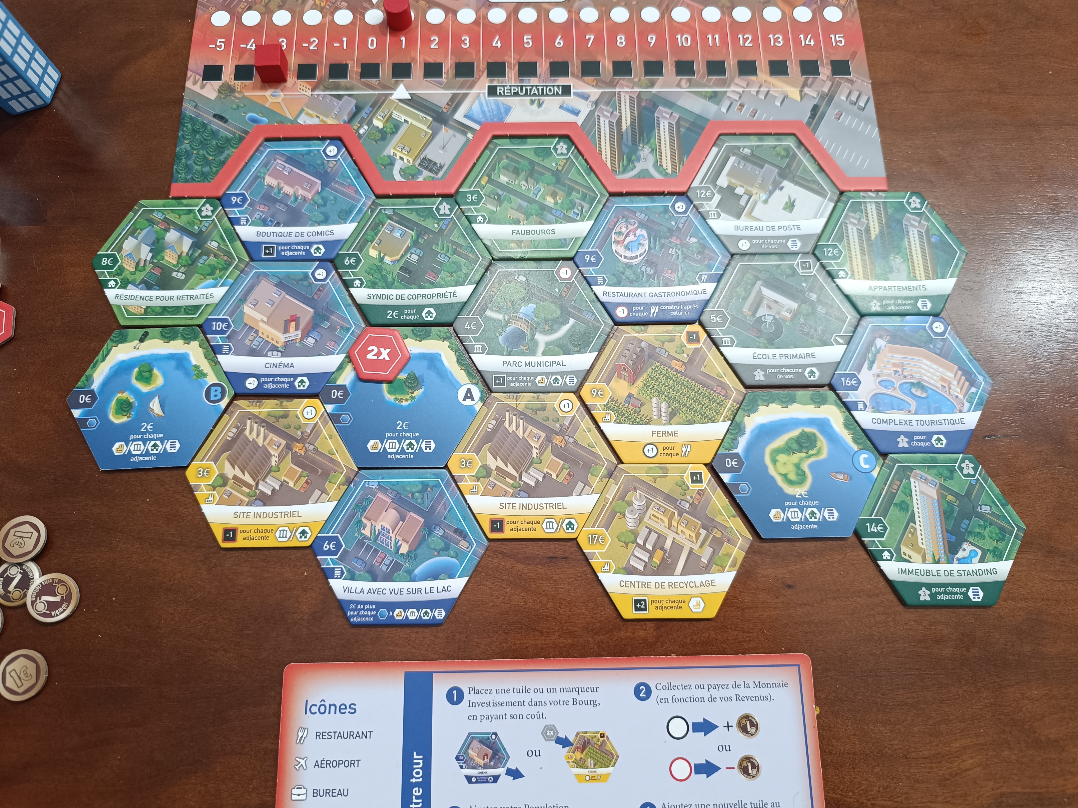 Suburbia city tiles laid out
