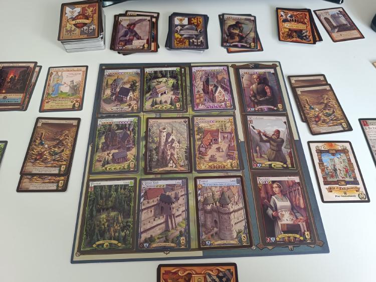 Era of Kingdoms base game kingdom board setup