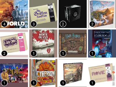 Grid of box art for all games played in July 2026