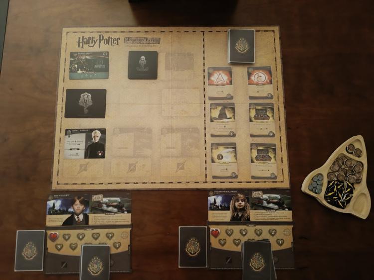 Full game board set up for Year 1