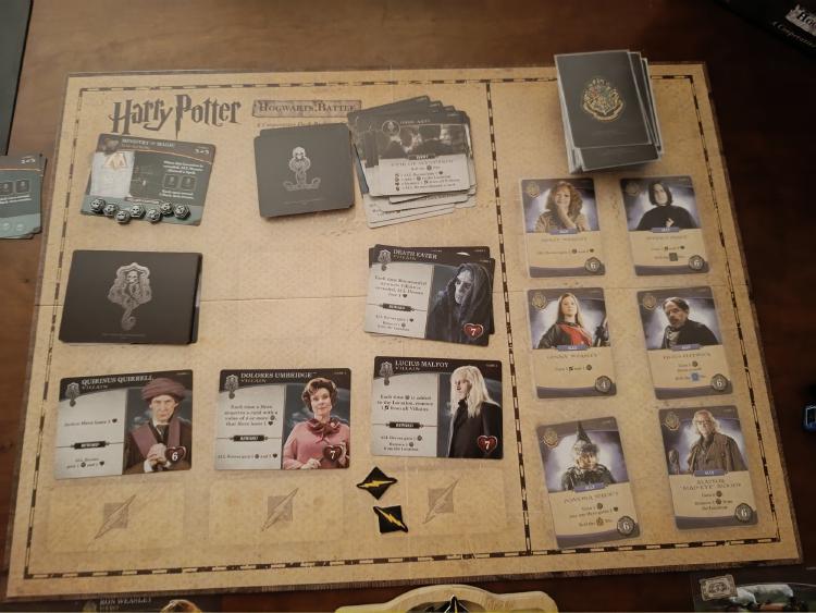 Year 4 board with multiple villains including Lucius Malfoy