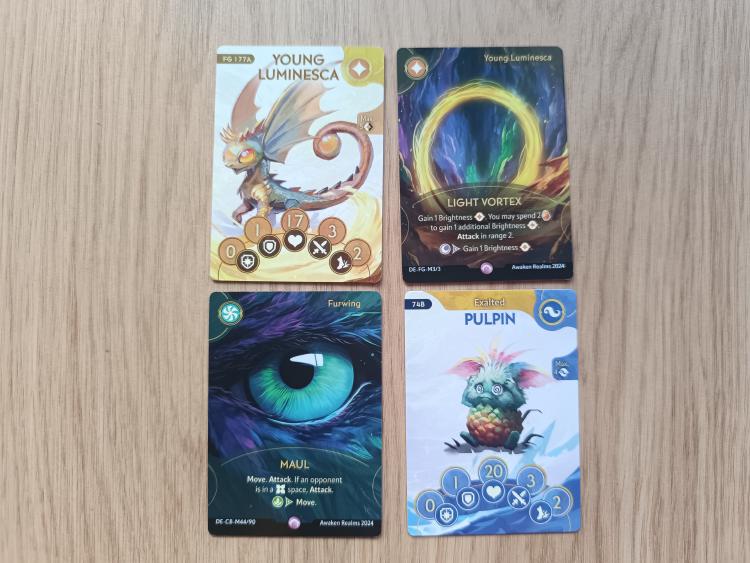 Dragon Eclipse mystling cards including Young Luminesca and Pulpin